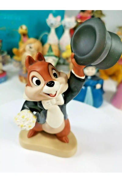 Πορσελάνινες Φιγούρες της Disney Two Chips and a Miss Debonair Dale Charming Chip της WDCC