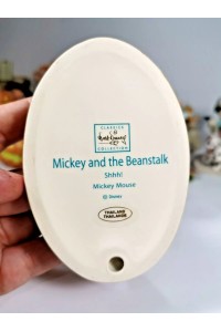 Πορσελάνινη Φιγούρα της Disney Mickey &amp the Beanstalk Mickey Mouse Shhh! της WDCC