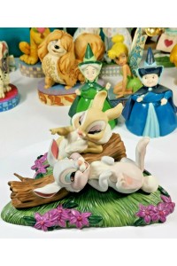 Πορσελάνινη Φιγούρα της Disney  Bambi 60th Anniversary Twitterpated in the Springtime Thumper &amp Miss Bunny της WDCC