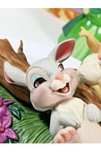 Πορσελάνινη Φιγούρα της Disney  Bambi 60th Anniversary Twitterpated in the Springtime Thumper &amp Miss Bunny της WDCC