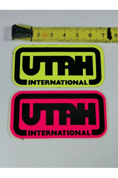 80s Αυτοκόλλητα Μηχανής UTAH INTERNATIONAL