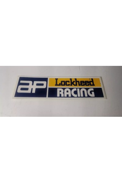 80s Αυτοκόλλητο Μηχανής AP LOCKHEED RACING