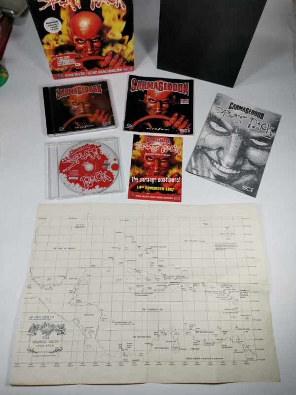 Carmageddon Splat Pack Original PC Big Box Expansion Pack w/Manual-PC CD ROM - Image 5